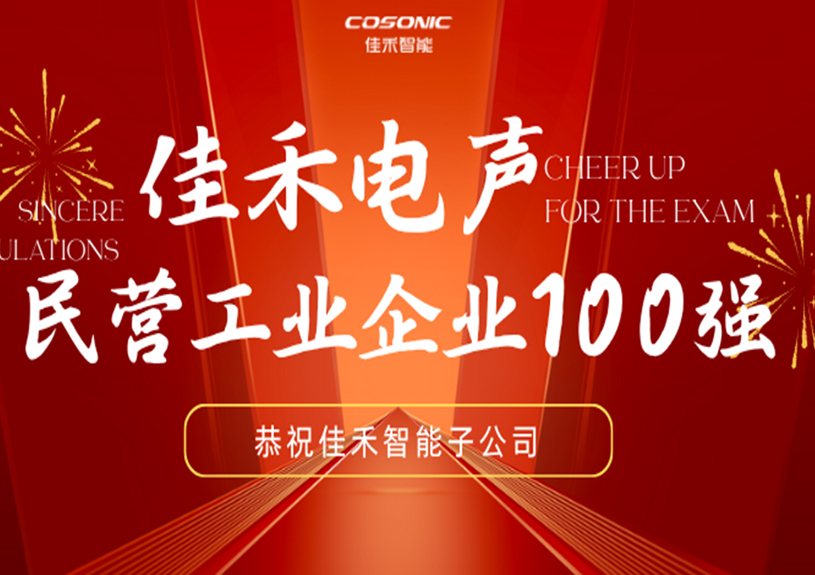 九五至尊VI智能子公司九五至尊VI电声入选2025东莞民营工业企业100强